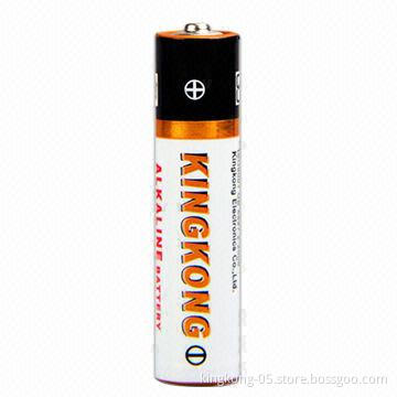 LR03 AAA Dry Cell Alkaline Batteries with CE and RoHS Approvals